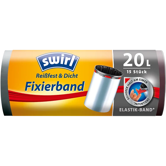 SWIRL Müllbeutel 20L transparent