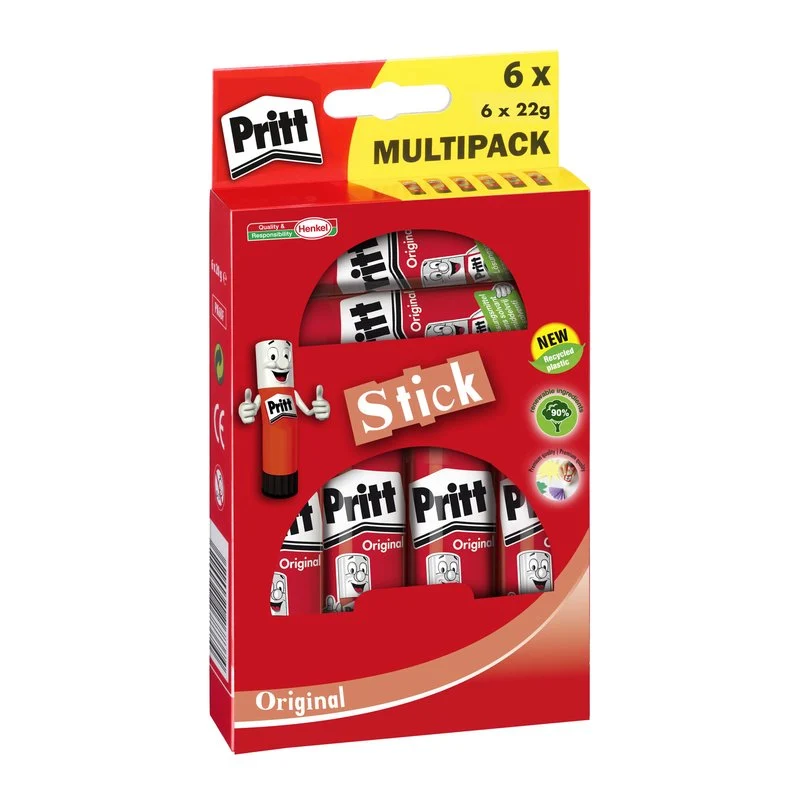 PRITT Klebestift transparent auswaschbar Multipack