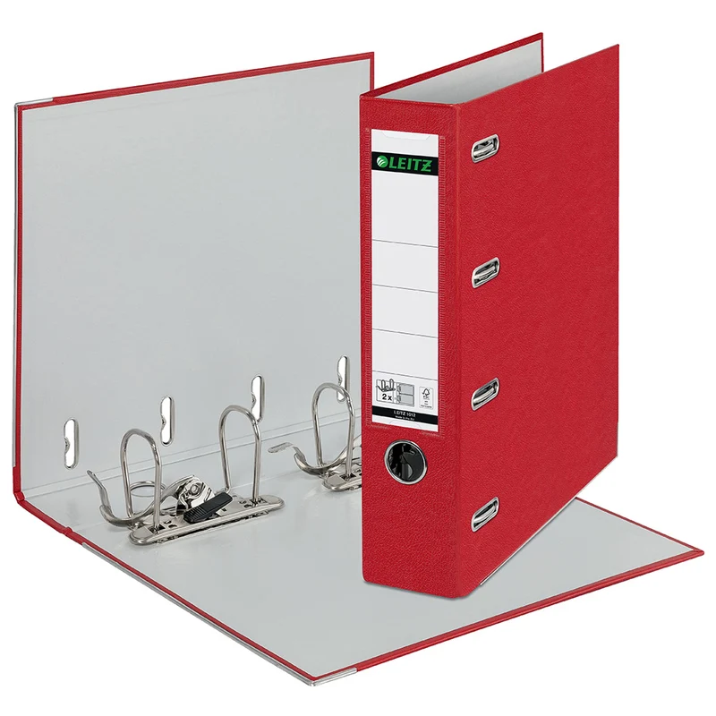 LEITZ Ordner 7,5cm mit Doppelmechanik - Einsteckrückenschild