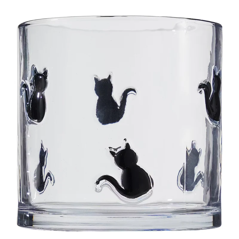 HALLOWEEN Windlicht Katze