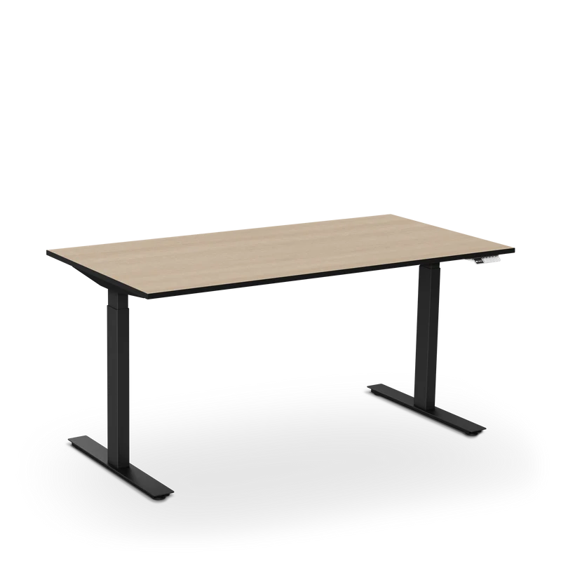 Aeris Active Desk, Holzoptik Eiche, 160x80 cm