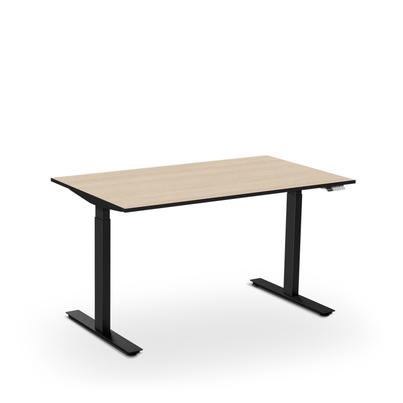 Aeris Active Desk, Holzoptik Eiche, 140x80 cm