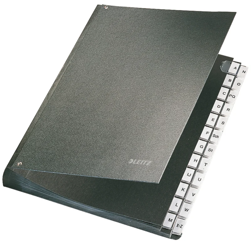 LEITZ Pultordner 5824 - schwarz, A-Z