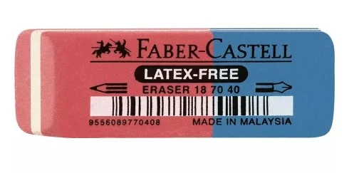 FABER-CASTELL Radiergummi Rot/Blau - Bleistifte/Tinte
