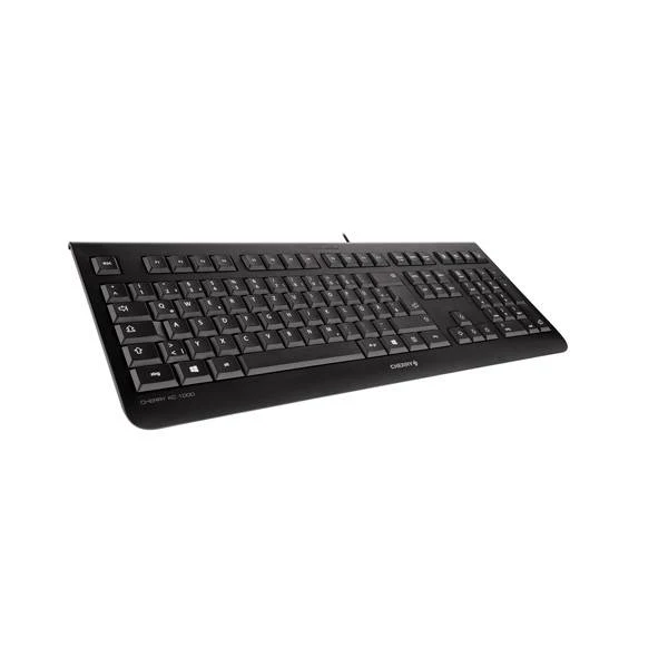 CHERRY Tastatur KC1000 QWERTZ - USB Nummernblock Stellfüße schwarz