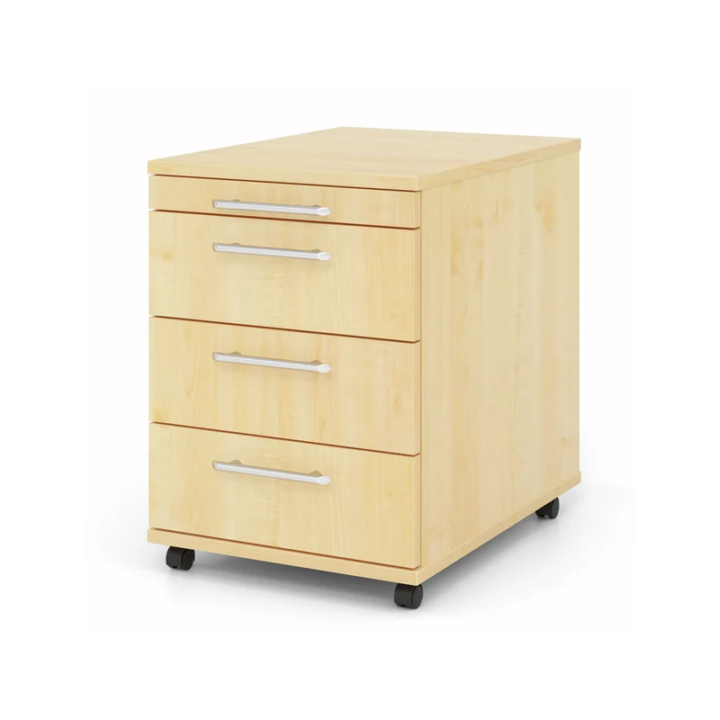 HAMMERBACHER - Rollcontainer 42,8 x 49 x 59 cm (BxTxH) - Ahorn