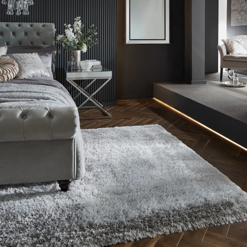 Teppich Hochflor Modern-Design, superweich