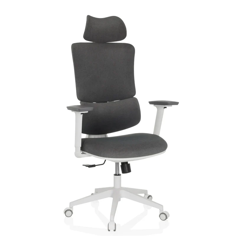 ERGOMY WF | Stoff | Rahmen: Weiß - Home Office Bürostuhl
