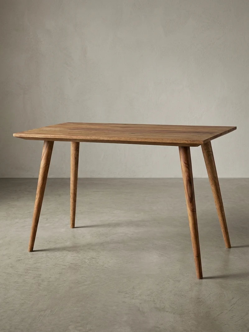 Esstisch Massivholz Braun Landhausstil Handgefertigt