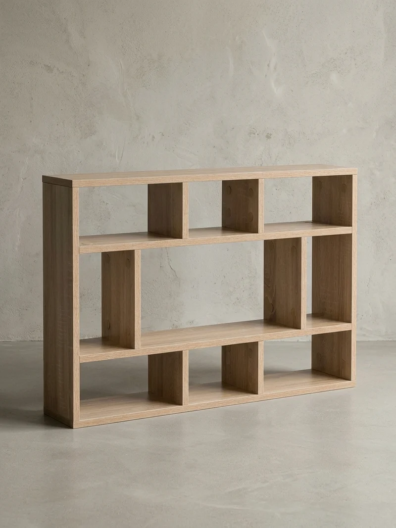 Wandregal Spanplatte 9 Fächer Modern