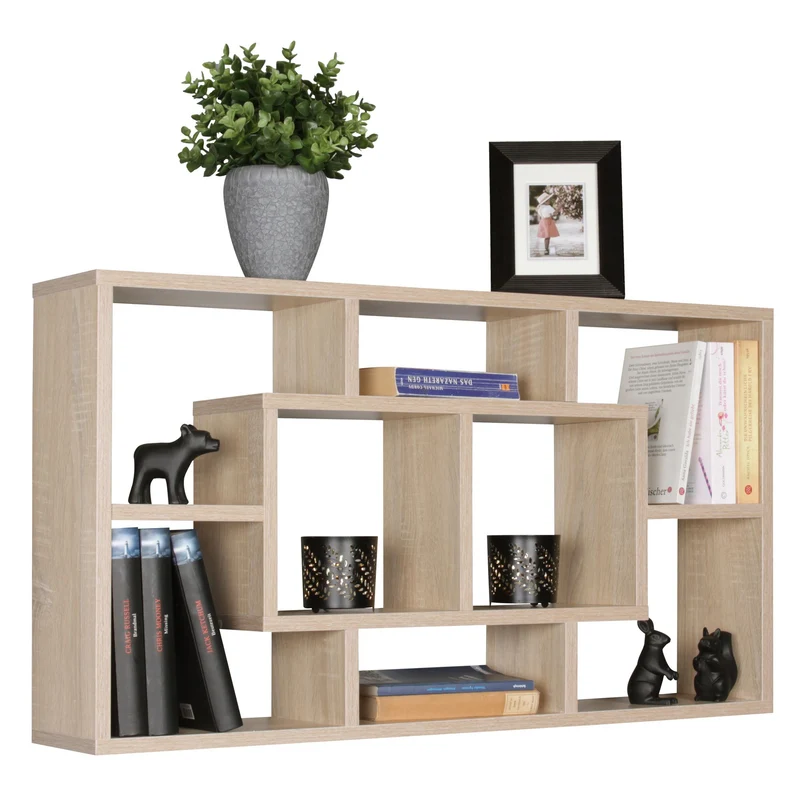 Wandregal MDF Melaminbeschichtet Modern