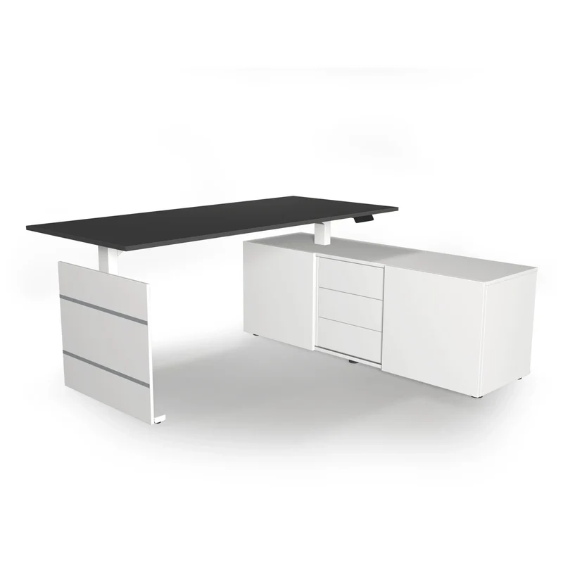MOVE 3 | 180x80 | Schreibtisch elektrisch höhenverstellbar - Winkelschreibtisch