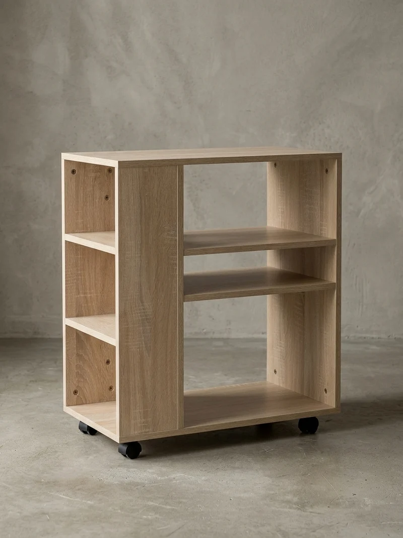 Regal Multifunktional Mit Rollen Modern