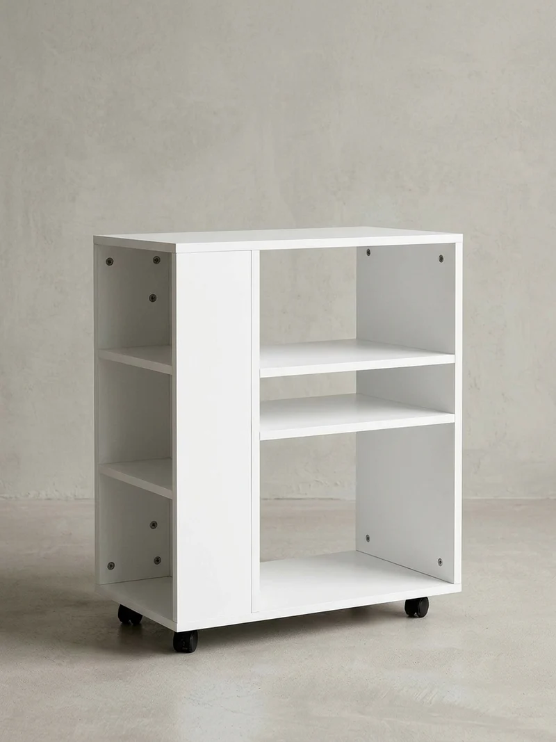 Regal Multifunktional Mit Rollen Modern