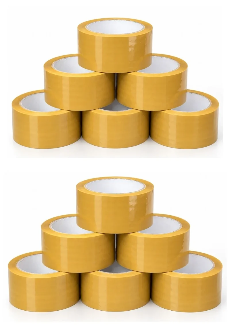 Paketband Braun 66m x 48mm Premium Low Noise Packband Versandband Klebeband