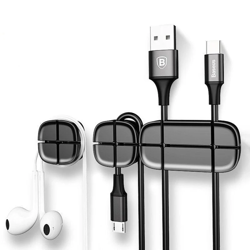Flexible USB Kabelhalter Clips (3 Stk)