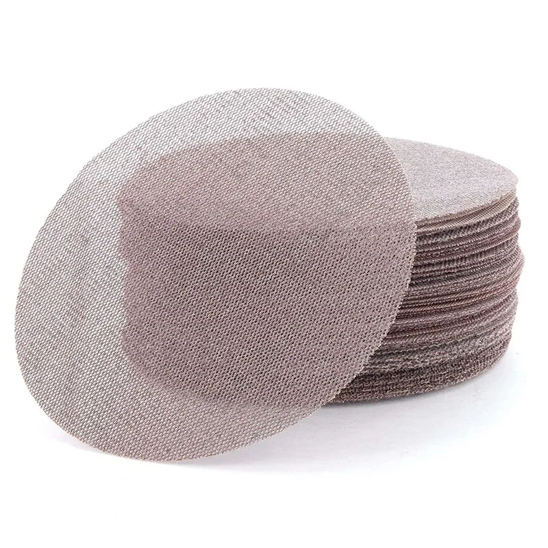 FANZWORK Schleifgitter -Set (enthält 9 Schleifpapier mit Ø150mm & 9 Schleifpapier Ø125mm, Körnungen 80#, 120# und 240# je 3 Stück)