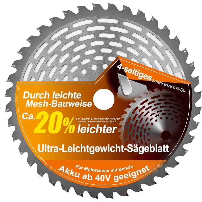 Kreissägeblatt Freischneider Klinge 230D x 36Z mit Ultra-Leicht-Design
