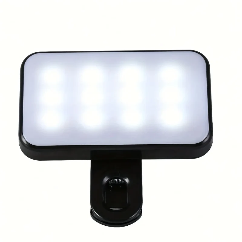 Portable Mini Selfie Fill Light – Wiederaufladbares Clip-On LED Licht