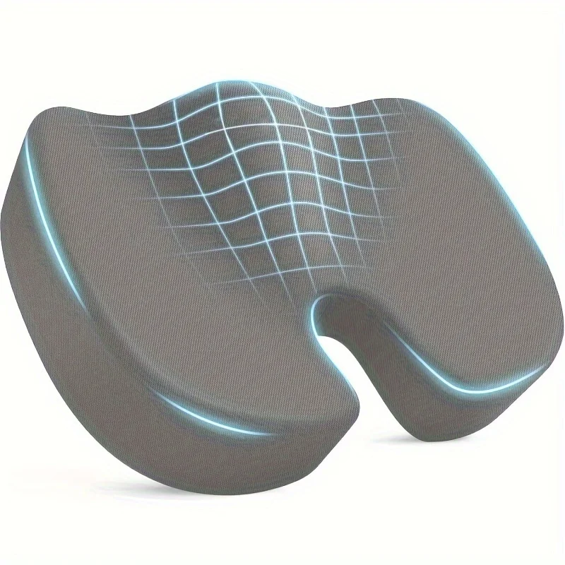 Ergonomisches Sitzkissen für Büro & Auto – Memory Foam mit rutschfester Unterseite