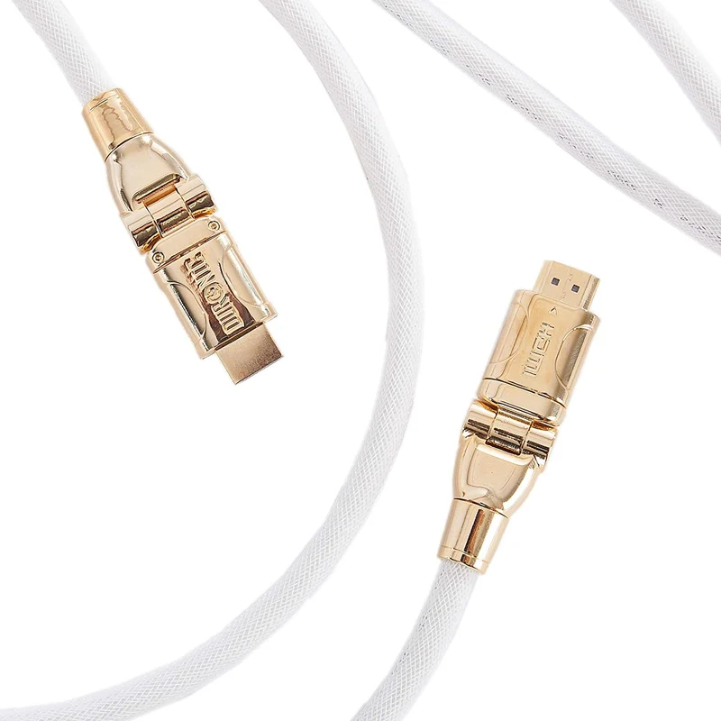 Duronic HDC01 HDMI-Kabel 2m | 24k Goldkontakte | High-Speed HDMI V1.4 für HD 1080p Auflösung | Für PS5 und BluRay