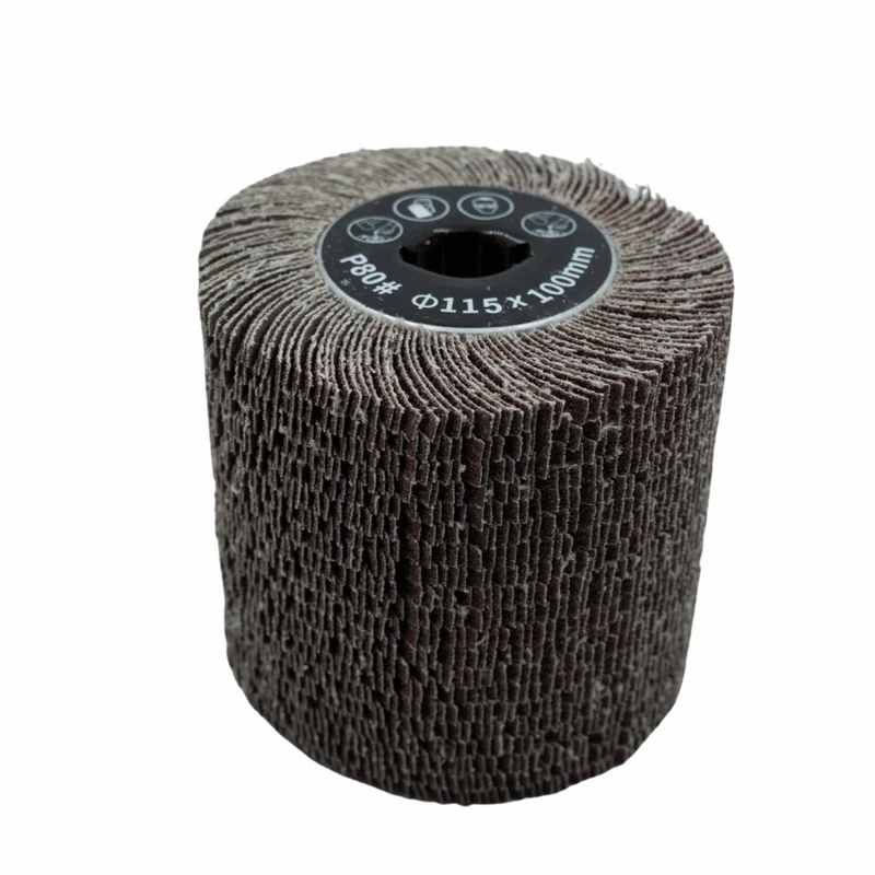 FANZTOOL Schleiflamellenbürste Schleifbürste für Satiniermaschine | 100mm Breite, Scheuerdurchmesser 115 mm