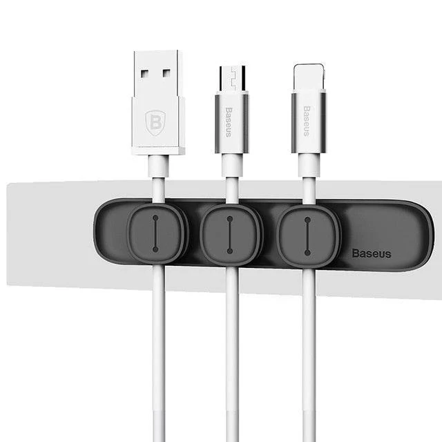 Innovative magnetische Kabelhalter Clips (3 Stk)