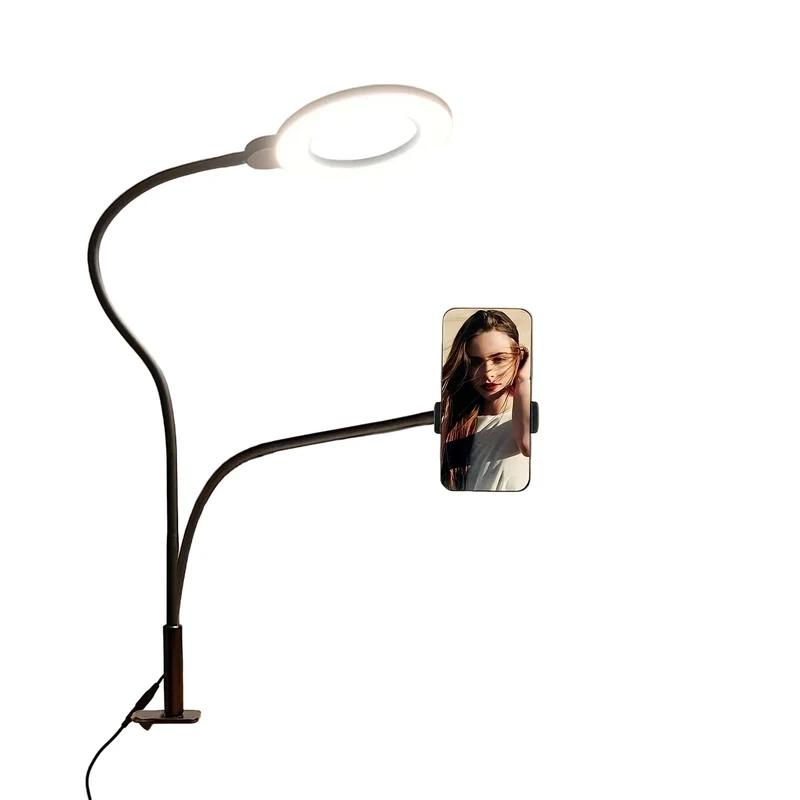 Selfie Ring Light mit Handyhalter – Clip-On & Flexibel