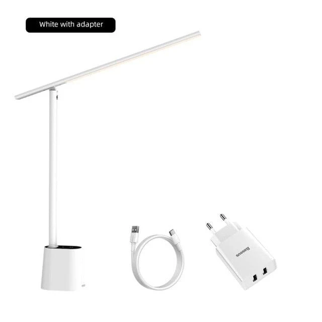 Smarte LED Schreibtischlampe, kabellos, integrierter Akku, automatische Helligkeitsanpassung