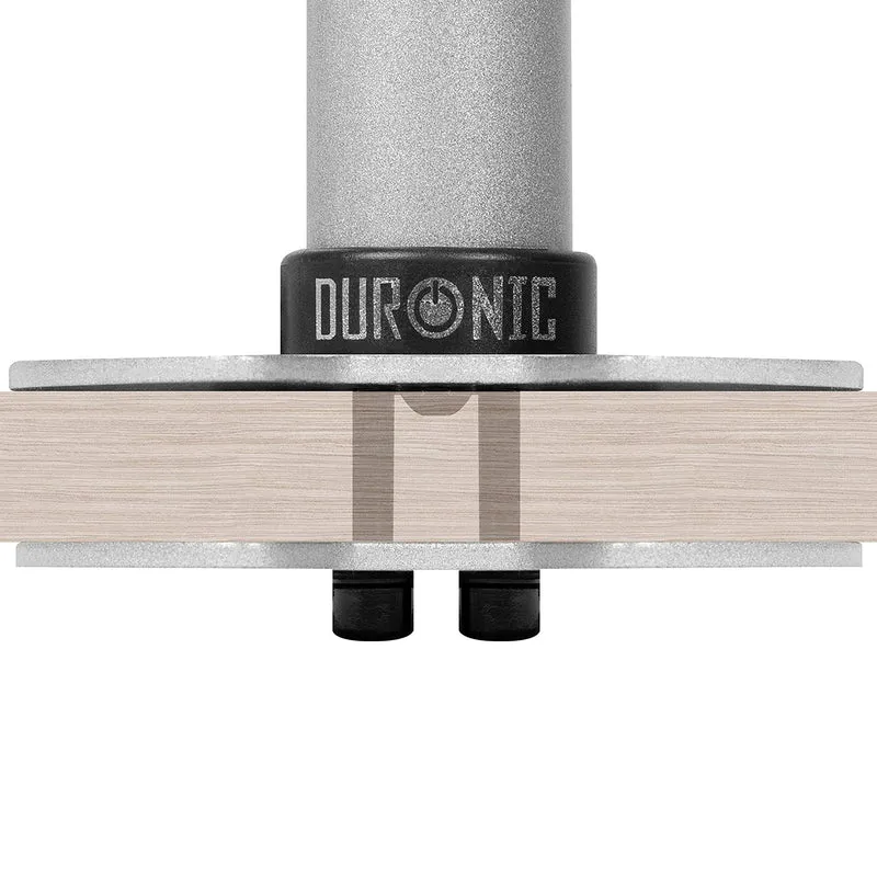 Duronic DM-GR-01 SR Grommet | Befestigungsplatte für Monitorhalterungen | Verbindungsstück für Montage durch Tischplatte | Zubehör für Duronic Monitorarme der Serien DM15, DM25, DM35, DM45 und DM75