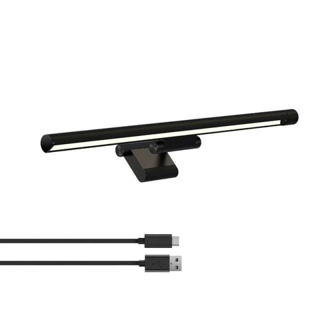Stufenlos dimmbare LED Monitor Lampe aus Aluminium