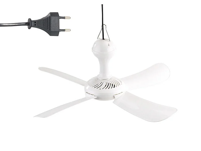 Sichler Deckenventilator Camping Ventilator 53cm Leise 230V zum Hängen