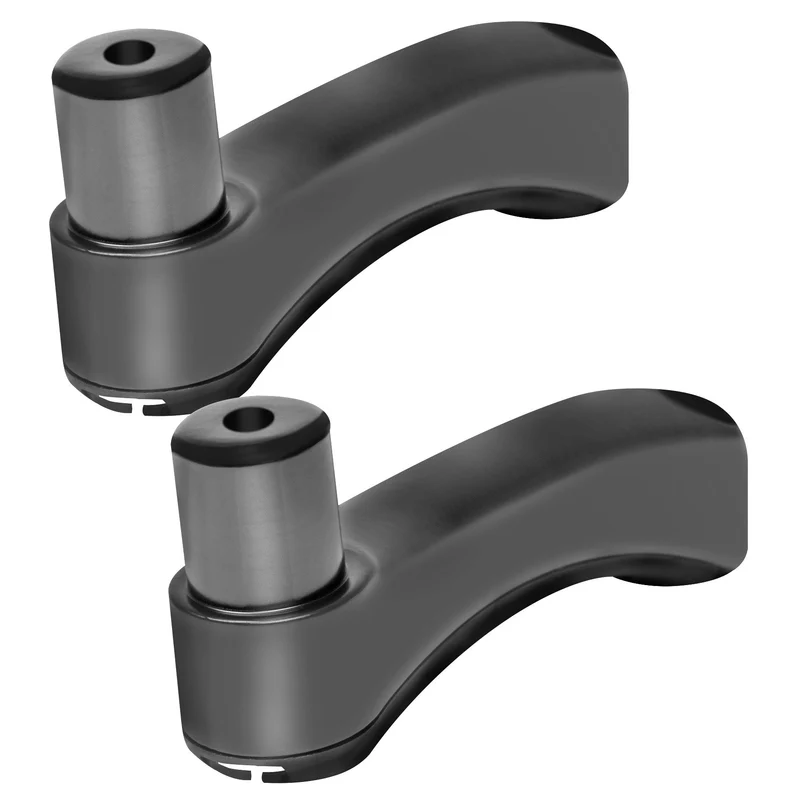 Duronic DM45/55ARMS DUO | Zusatzarme aus Aluminium | 26cm Erweiterung | 2 zusätzliche Monitorarme für Monitorhalterungen | 180° schwenkbar | Passend für DM45 und DM55 Halterungen