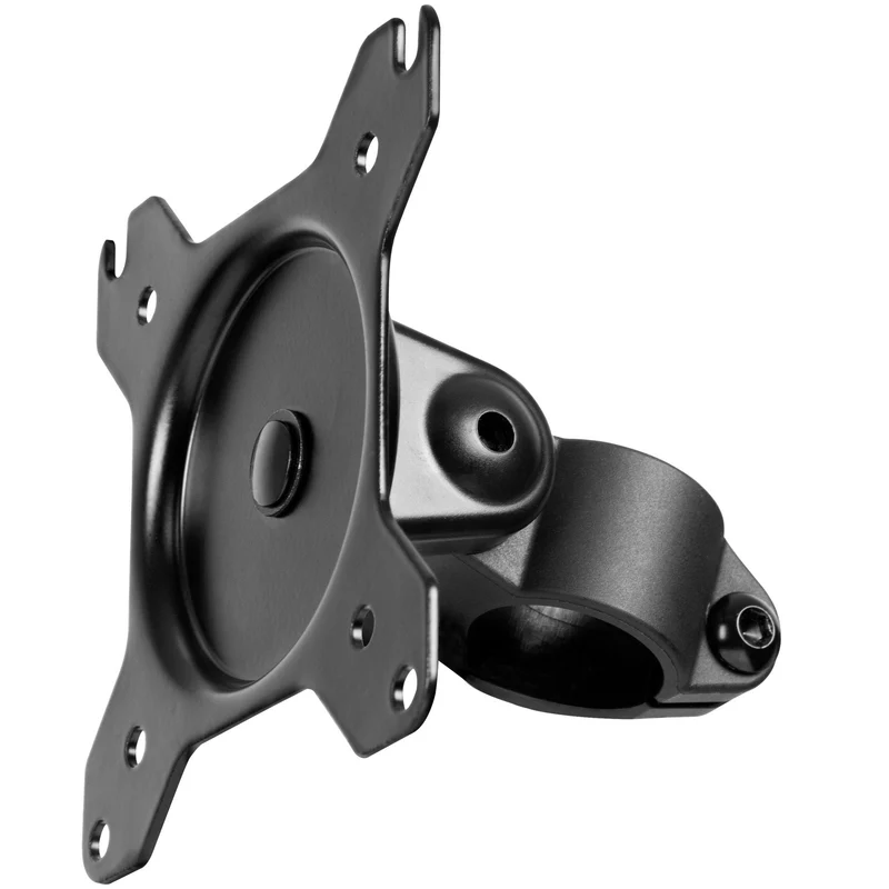 Duronic DM15/25 Head | VESA 75/100 Kopf zur Befestigung für Bildschirm | Monitor bis 27 Zoll | Drehbar um 360° | (-)45° Neigungswinkel | Ø 32 mm | Zubehör für Monitorhalterung | Halterung für Display