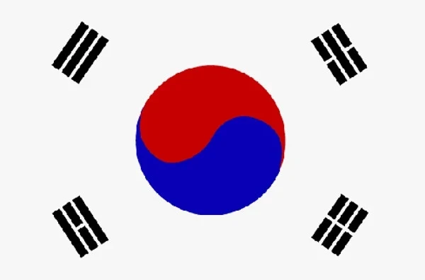 Südkorea Flagge 150x90cm Länderflagge Fahne Polyester Indoor -태극기 150 x 90 cm