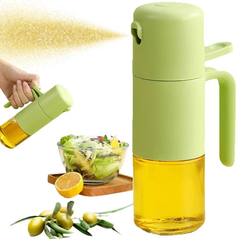 Ölsprüher 210 ml aus Glas – Ölzerstäuber für Olivenöl, Essig und feinen Sprühnebel