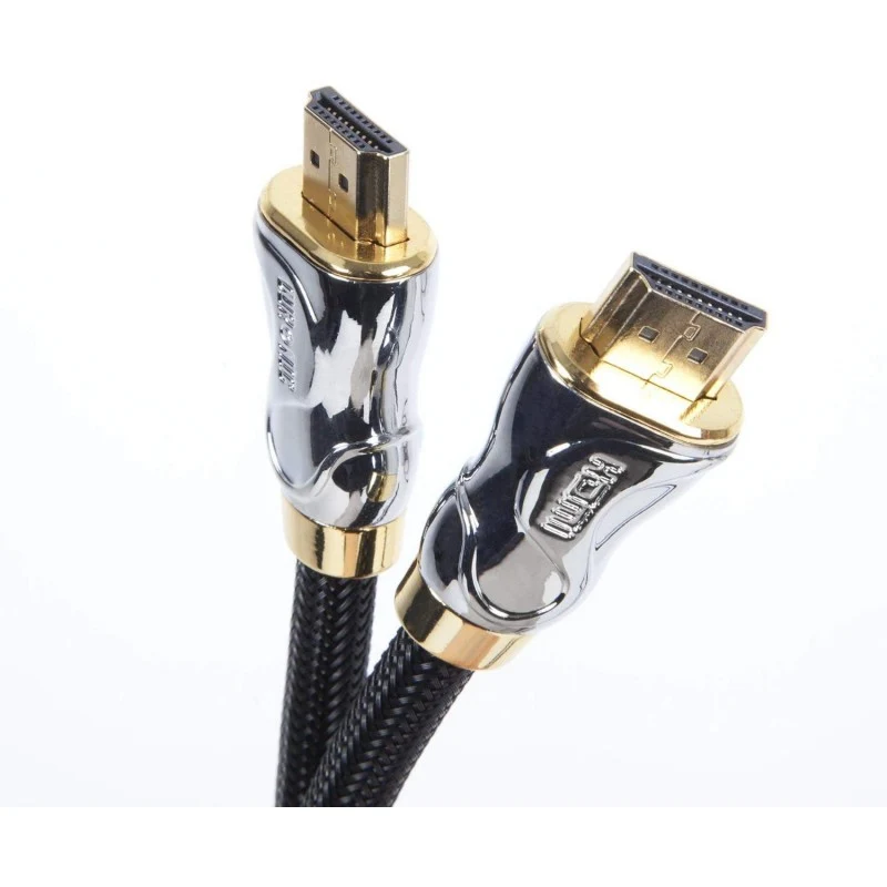 Duronic HDC04 HDMI-Kabel 1m - 24k Goldkontakte - High-Speed HDMI V2.0 für Ultra-HD 2160p 4K Auflösung - Für PS5 und VR