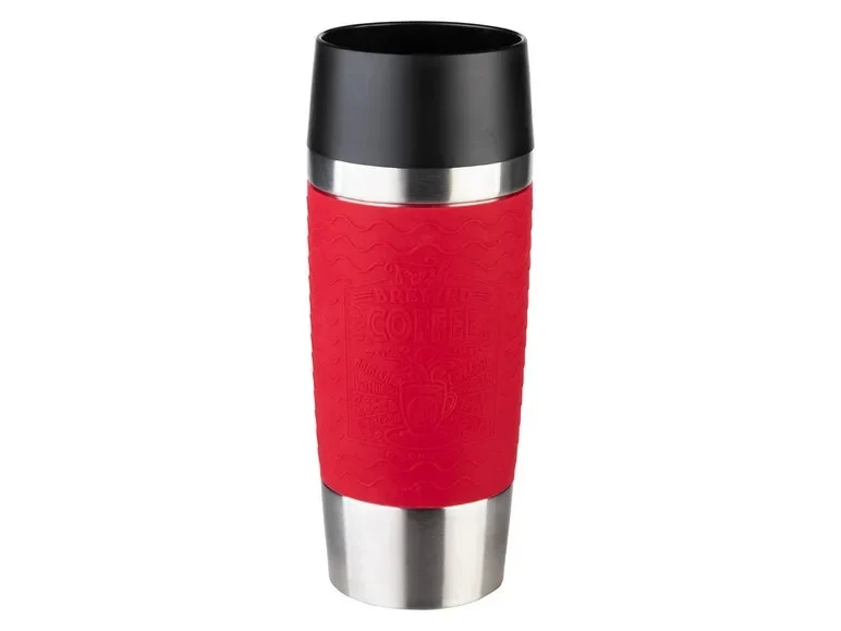 EMSA Thermobecher 360ml auslaufsicher Kaffee To Go 4h warm 8h kalt 360° Deckel