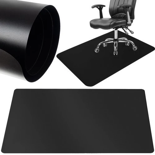 RUHHY Bodenschutzmatte 90x130cm Bürostuhl Unterlage Boden Schutz Matte rutschfest