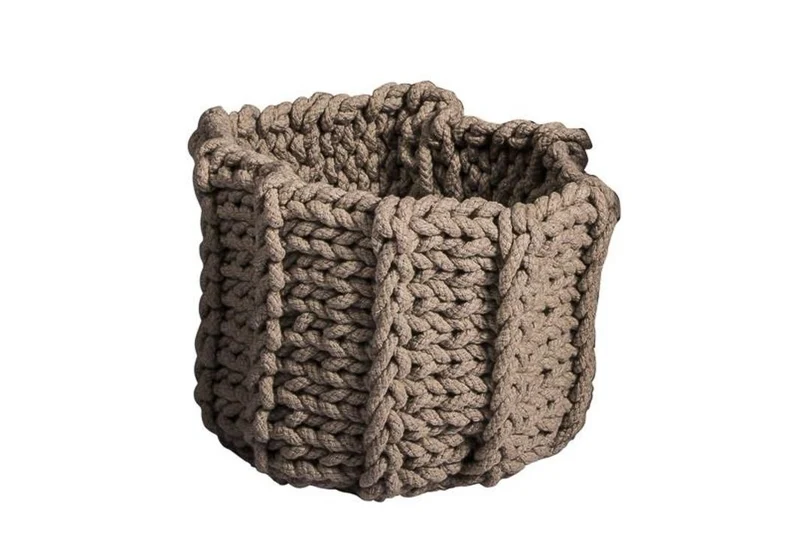Knit Strickkorb H20 cm natur