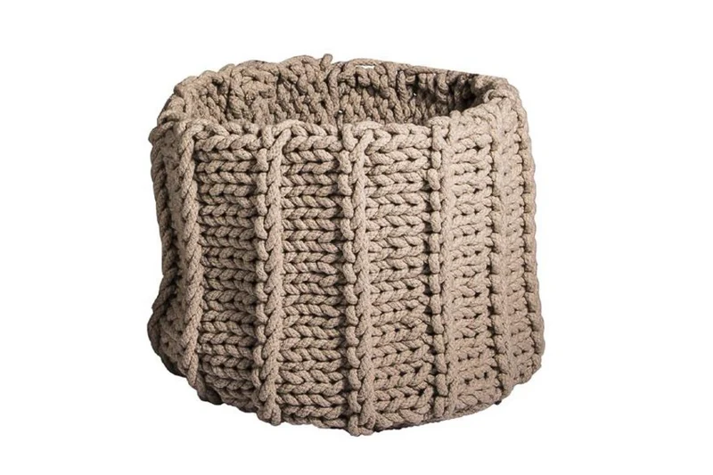 Knit Strickkorb H40 cm natur