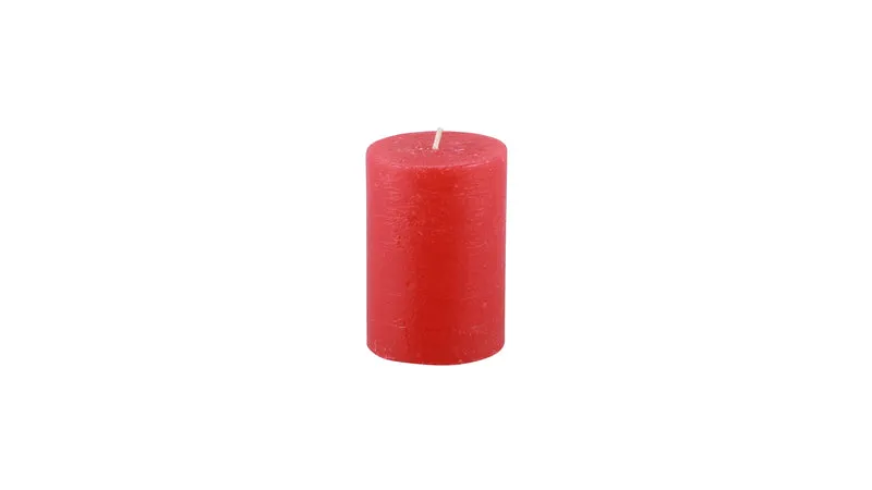 Kerze Ø10/H11 cm Truly red