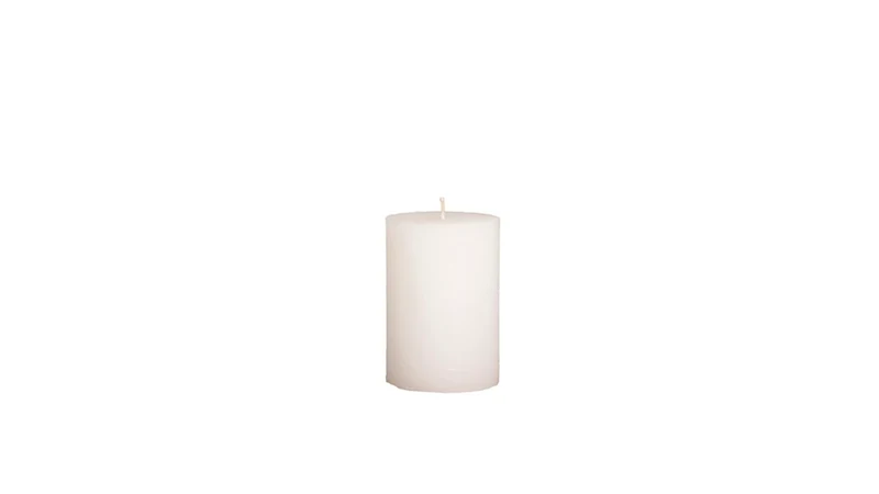 Kerze Ø7/H10 cm White