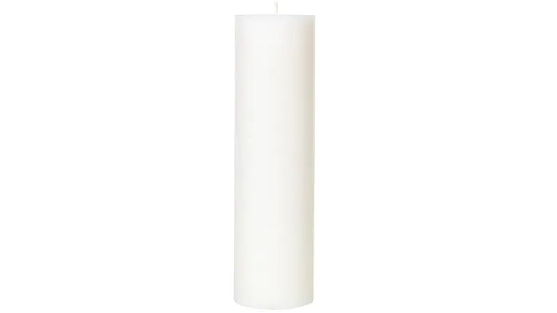 Kerze Ø7/H25 cm pure white