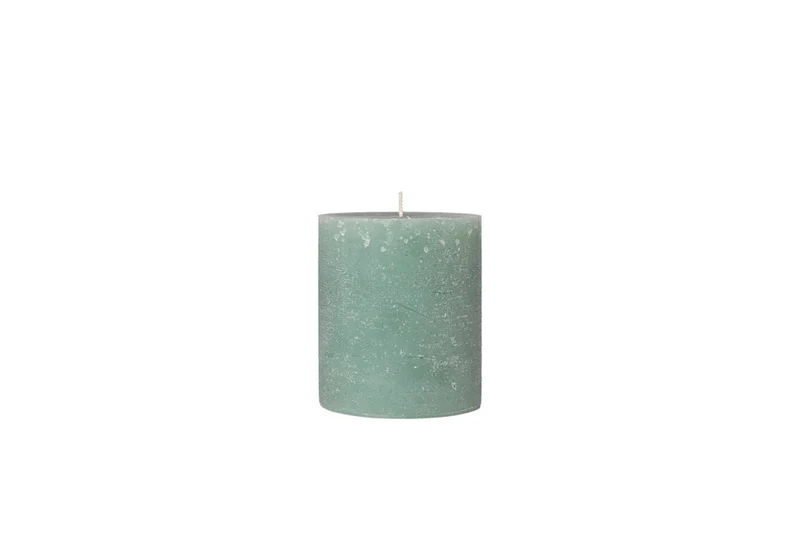 Kerze Ø7/H10 cm Seagreen