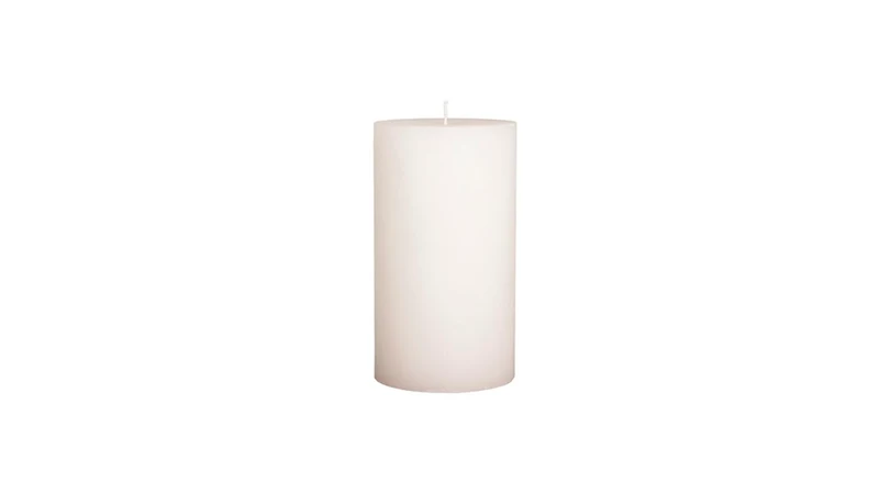 Kerze Ø10/H18 cm White