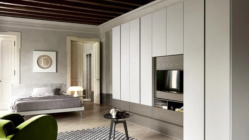 Sarmadio Kleiderschrank mit Drehtüren