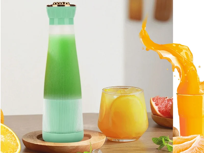 Tragbarer USB Smoothie Mixer kabellos – 400 ml Akku Mixer für Smoothies & Shakes