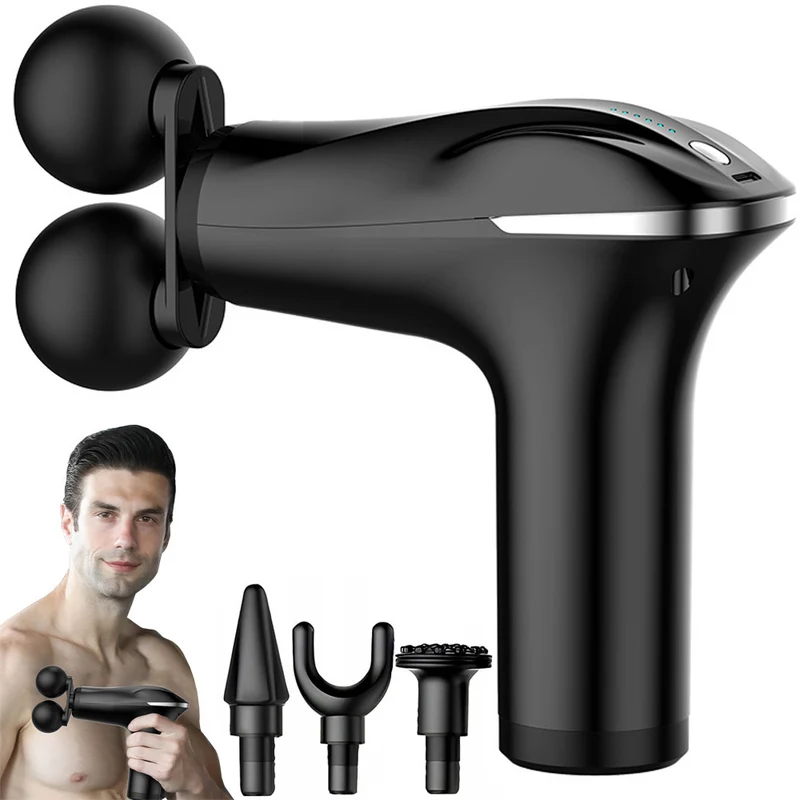Massage Gun Massagepistole,für Rücken Nacken und Schulter,leises elektrisches