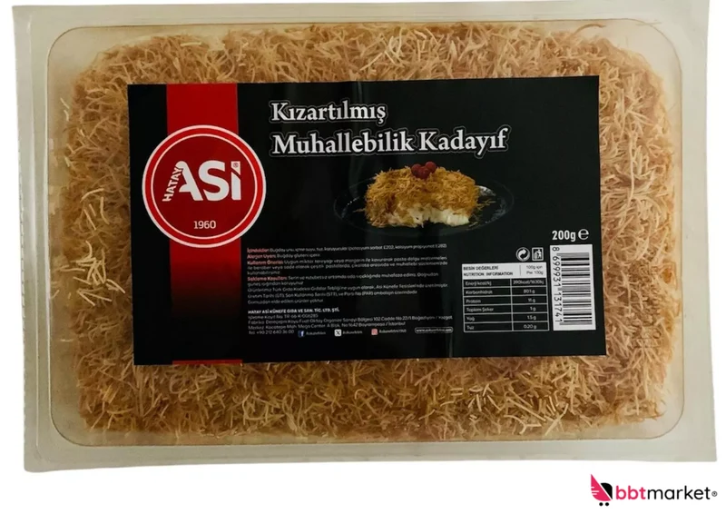Kadayif geröstet Teigfäden - Engelshaar - Künefe - 200 g für Dubai Schokolade